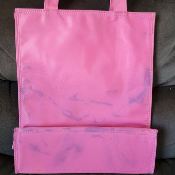 Hello Kitty Womens Pink Shopping Tote Bag Cute Small Flowers - Picture 3 of 9